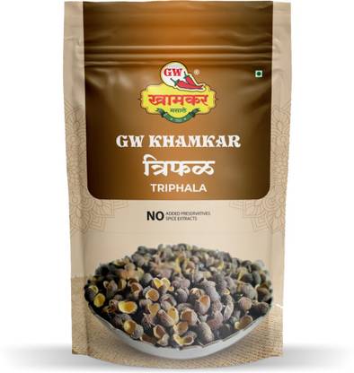 GW Khamkar Triphala/ Trifala Whole Traditional Spice, 100 grams, Pack of 1