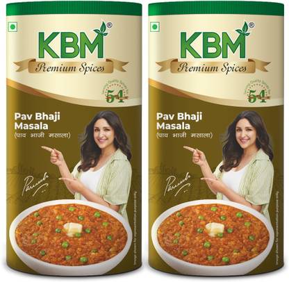 KBM Premium Spices Pau Bhaji Masala 100 GMS - Pack of 2(200 GMS)