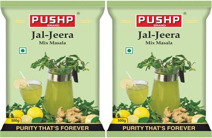 Pushp Brand Jal Jira Masala Pouch (Pack of 2, 500g in each)