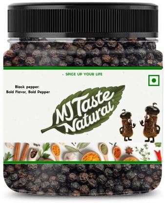 MJTASTENATURAL Black Pepper Whole, Kali Mirchi