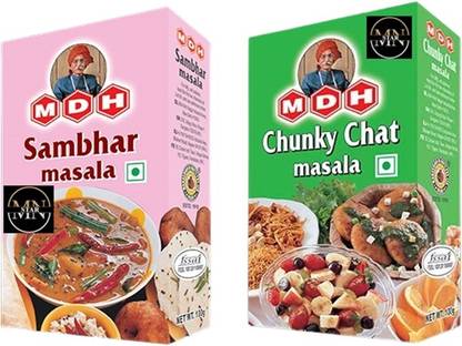 mn star MDH MASALA COMBO OF (CHUNKY CHAT +SAMBHAR MASALA )