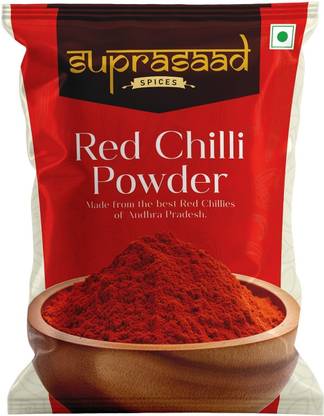 Suprasaad Red Chilli Powder 500 gms - Pack of 1