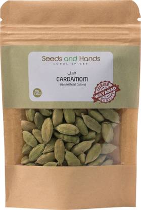 Seeds And Hands Wayanad 7Mm+ Green Cardamom/Elaichi Whole 40 Gram