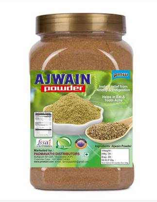 PMW Fresh - Ajwain Powder - Vamu Powder - Carom Powder - 250 Grams