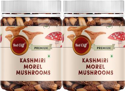 RED CLIFF Natural Sundried Morel Mushrooms/Kanne Gucchi/Guchhi Mashrum | Dried Morchella |
