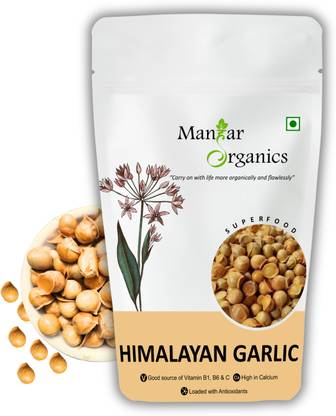 ManHar Organics Himalayan Garlic | Kashmiri Lehsun | Single Clove | Snow Mountain Garlic Seeds
