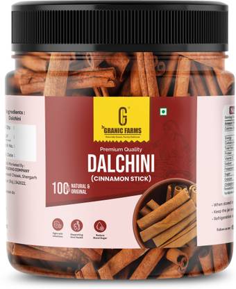 Granic Farms Ceylon Cinnamon Sticks Dalchini |Strong Flavour & Aroma | Whole Spices Dalchini