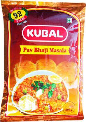 KUBAL Pav Bhaji Masala No Artificial Flavorful and Colours Instant Ready To Use