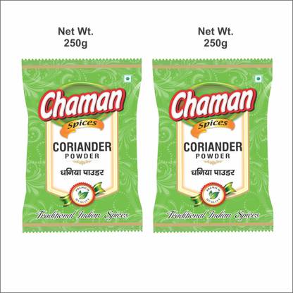 chaman Dhaniya Powder Pack Of 2 | Coriander Powder ( 250x2 = 500G )