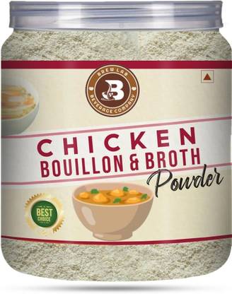 Brew Lab Chicken Bouillon & Broth Powder |Made With Chicken | Season , Stir Or Blend