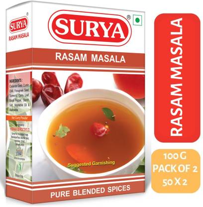 Surya 100gm Rasam masala (Pack of 2; 50g each)