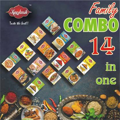 kaashmik MASALA FAMILY COMBO PACK OF 14