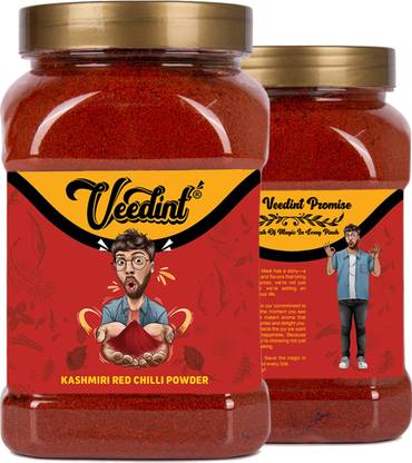 Veedint Red Chilli Powder Kashmiri, 200 gm, Kashmiri Lal Mirch Powder, Mirch Powder,