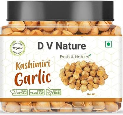 DV Nature Kashmiri Garlic | Himalayan Single Clove Garlic | Kashmiri Lehsun |Snow Mountain