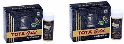 TOTA 100% Pure Hing Crystals (Gluten Free Hing) Combo Pack of 2 Pure Heeng