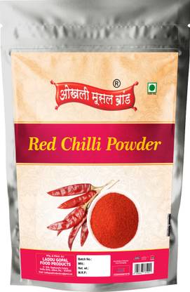 okhli musal brand Agnivanshi Farm Laal Mirch Powder / Red Chilli Powder / Chilli Powder-480Gx1Pk