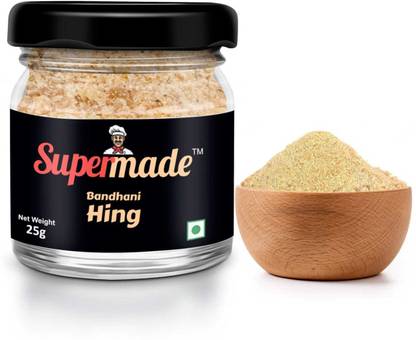 Supermade Eastern Compounded Asafoetida (Bandhani Hing) Powder| Perfect colour and Smell