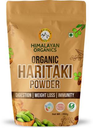 Himalayan Organics Organic Haritaki/Harad Powder | Digestion, Weight Loss, Immunity