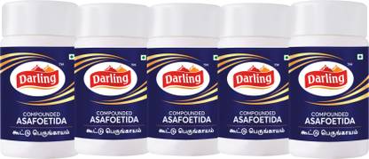 Darling Asafoetida Powder (Hing Powder) 250g (Pack of 5, Each 50g)