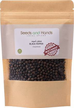 Seeds And Hands Tellicherry Special Extra Bold Black Pepper/Kali Mirch Whole