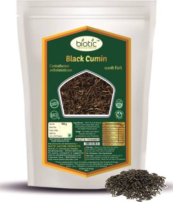 biotic Black Cumin Seeds (Kala Jeera) - 100 g.