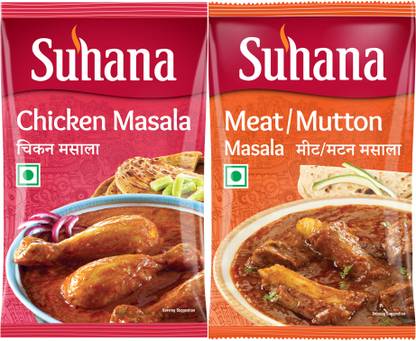 SUHANA Nonveg Combo of 2-Chicken Masala & Mutton Masala 200 Pouch