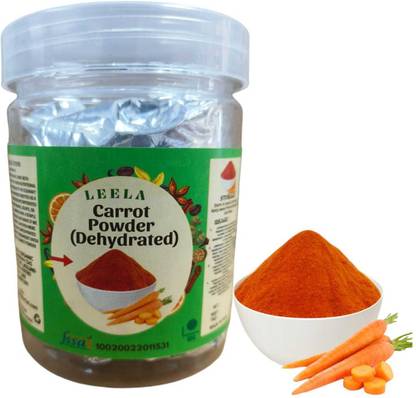 Leela Carrot Powder Spray Dried Powder, Rich immune booster, Make for juice.