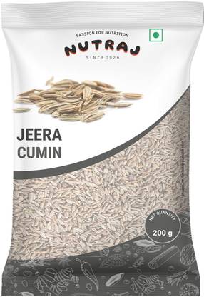 Nutraj Whole Cumin Jeera 200g, Cumin Seed, Sabut Jeera, Jeera Spice Whole, Jeera Sabut