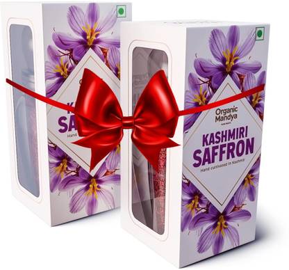Organic Mandya Kashmiri Saffron/Kumkumapuvvu 1 GM || 100% Pure & Natural || A+ Grade (Combo)
