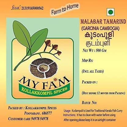 Kollakkompil Spices Malabar Tamarind (Kudampuli) from Kerala