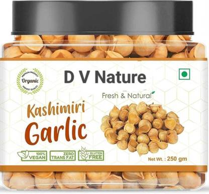 DV Nature Kashmiri Garlic | Himalayan Single Clove Garlic | Kashmiri Lehsun |Snow Mountain