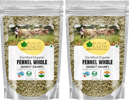 Bliss of Earth Organic Fennel seed ( Saunf) Fresh Great for Weight loss | healthy digestive