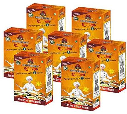 EMPEROR'S CHOICE All In One Multipurpose Masala | Dahi Vada Ildi Poha Dosa Kadhi - Pack of 7