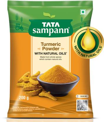 Tata Sampann Turmeric Powder With Natural Oils, Haldi Powder