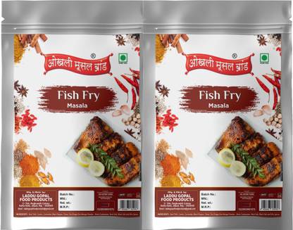 okhli musal brand Fish Fry Tilapia/Pescado frito/Whitebait Masala190Gx2Pack
