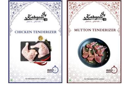 Kabgeer Masala Combo of 2 Packs - Mutton Tenderizer and Chicken Tenderizer Masala