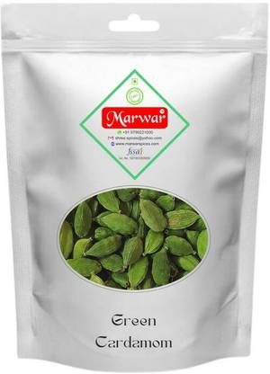 Marwar Green Cardamom | Hari Elaichi | Handpicked and Clean | Unadulterated