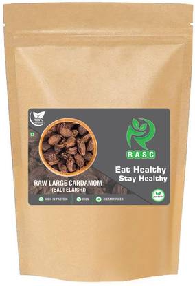 RASC Whole Badi Elaichi I Whole Black Cardamom I Whole Large Cardamom