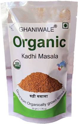 GHANIWALE Organic Kadhi Masala (50gm) x 4 packs