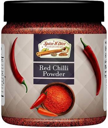 spice n dice Red Chilli Powder | KashmirI lal Mirch | No Added Colours | Chilli Powder