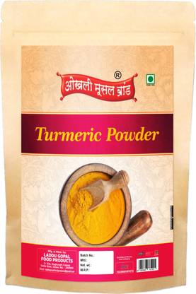 okhli musal brand Finest Haladhi / Haldi Powder / Pasupu Kommulu Haridra Holud Powder-480Gx1Pk
