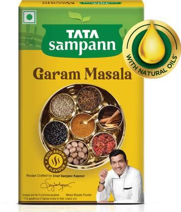 Tata Sampann Garam Masala Powder with Natural Oils, Rich Aroma & Flavour