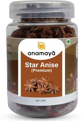 Anamaya Star Anise Whole | Chakri Phool | Aromatic | Big Size for Biryani