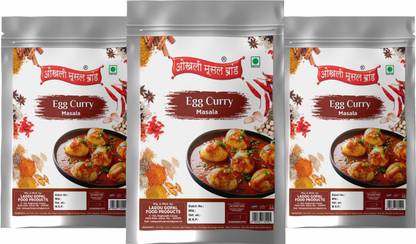okhli musal brand Dim-er Kosha Kerala Egg/Mutta/Anda Curry Masala Pack of 3x80g