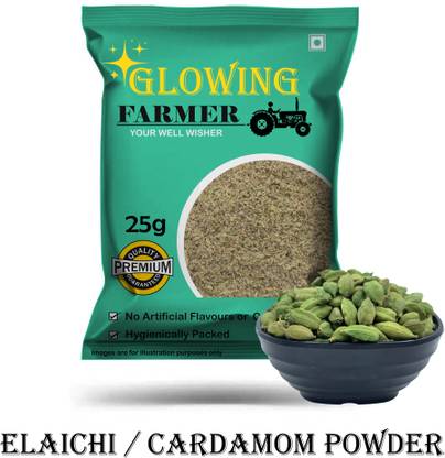 ग्लोइंग फार्मर Premium Quality Green Cardamom Powder | Elaichi Powder | Choti Elaichi Powder