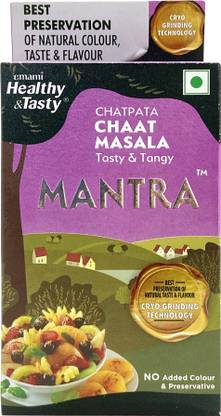 Emami Healthy and Tasty Mantra Chatpata Chaat Masala, No Added Colour & Preservatives