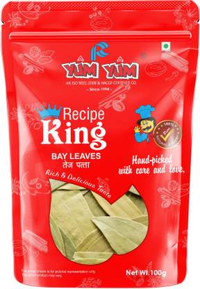 YUM YUM Recipe King, Bay Leaves / Tej Patta 100g ( No Dust , Pure Leaves )