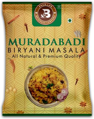 Brew Lab 100% Natural Muradabadi Biryani Masala Perfect For Non Veg & Veg Biryani |