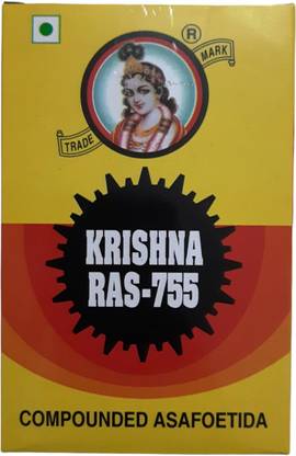 KRISHNA RAS 755 Compounded khada whole Hing (Asafoetida) 500g pack of 2 (2 x 250g)