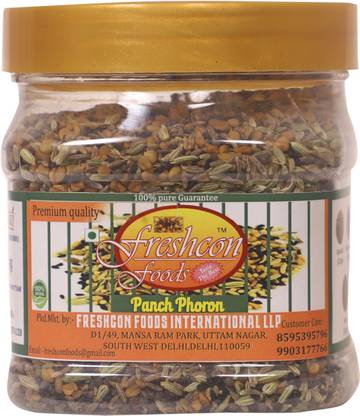 freshcon foods Panch Phoron | Indian Six Spice Blend | Bengali Masala 250gm